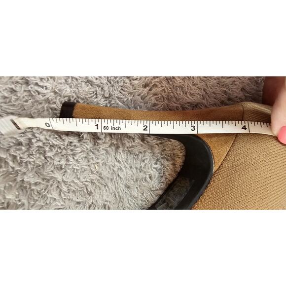 NEW‎ MIA Mckinley Sock Stretch Stiletto Ankle Boots Bootie Tan brown Womens 12 M - Picture 5 of 7